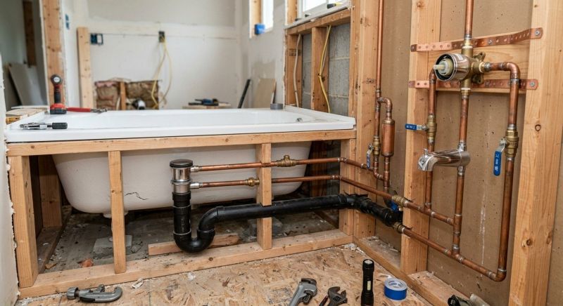 Bathtub Installation